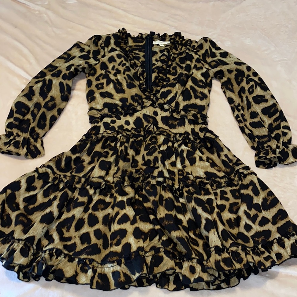 Mable Cheetah Print Dress New Without Tags